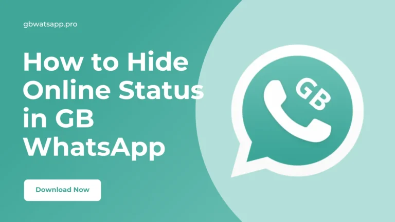 Hide Online Status in GB WhatsApp